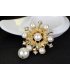 SB092 - Pearl Floral Brooch